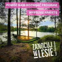 Zaproszenie do udziału w ankiecie – Program „Zanocuj w lesie”